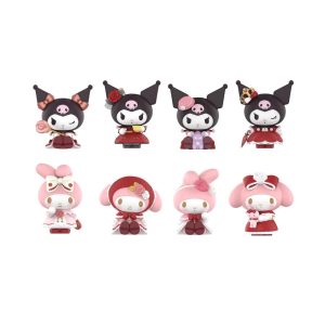 Miniso My Melody & Kuromi Rose and Earl Series Blind Box Figure Model.