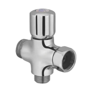 Faisal Sanitary 534 Adapter Deluxe Range Chrome (black and gold line)