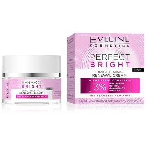 Eveline Perfect Bright Brightening Renewal Night Cream, 50 ml.