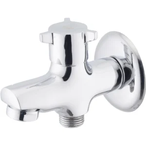 Single Lever Double Bib Cock Single Head Slim Line Series By Faisal Sanitary 7303: