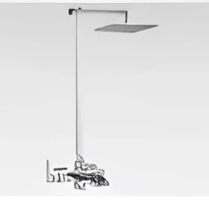 Single Lever Rectangular Wall Shower Waterfall Series By Faisal Sanitary 5402:
