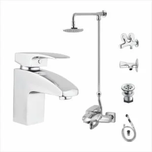 Bath Set Complete 8 Pieces Grace Series 4607: