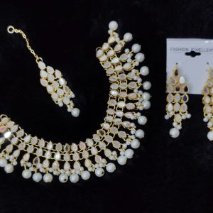 Local Made Necklace Set With Tikka Exclusive By Unique Fancy Jewellery.