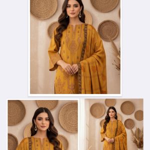 Liya By Minsa Embroidery Collection, (Unstitched) 3 Piece, Vol 63, Winter Collection, New Collection 2025.