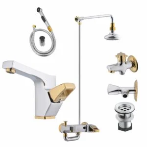 Bath Set Complete 8 Pieces Mars Series 7207: