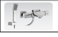 Tub Mixer 7302A Slim Line Series: