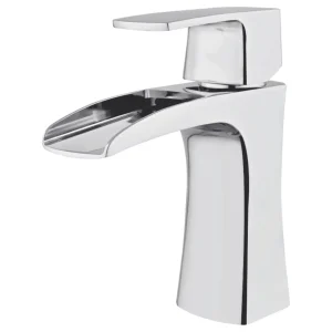Single Lever Rectangular Basin Mixer Waterfall Series 5401 Faisal Sanitary