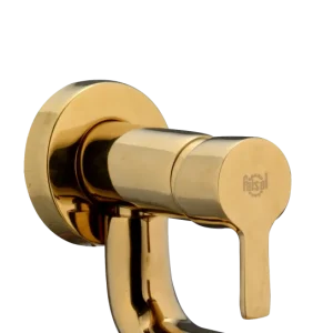 Faisal Sanitary 585 (gold) Single Lever Concealed For Toilet Shower (Hot & Cold)  Deluxe Range