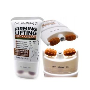 Fruit Of The Wokali Collagen & Vitamin C Lifting Neck Cream Anti-Wrinkles With Massage Roller- 120ml