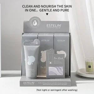 ESTELIN Black Charcoal & Salicylic Acid Deep Cleansing Face Wash 80g: