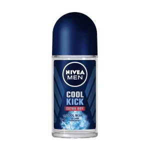 Nivea Men Extra Dry Cool kick Cool Blue Roll On 50ML: