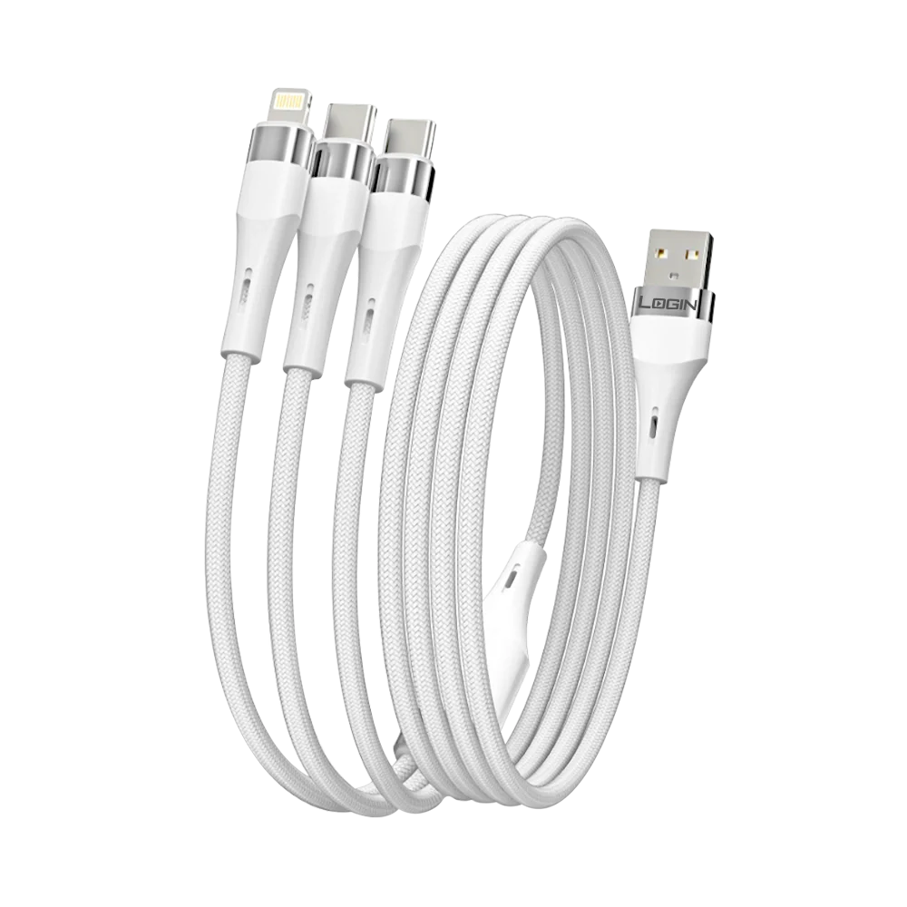 Login Charging Cable L-909 3 IN 1 Cable: