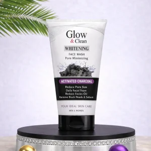 GLOW & CLEAN Activated Charcoal Face Wash 120ML: