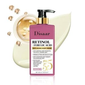 Disaar Retinol + Ferulic Acid Anti-Aging Body Cream 500ML;