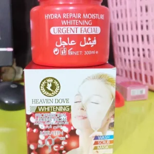 Heaven Dove Glowing Urgent Facial Cream Keratin Jar 300ML
