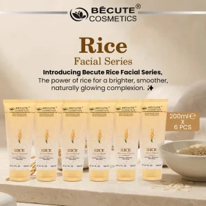 Becute Cosmetics Rice Facial Kit (200ml Each) Pack of 6