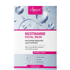 Chirs's - Nicotinamide Whitening Facial Mask(Pack of 10)