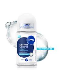 Nivea Women Derma Control Defend Roll-On with Hyaluron & Pro-Vitamin B5 - 50 ml