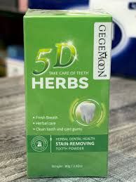Gegemoon 5D Herb Tooth Powder, 80g: