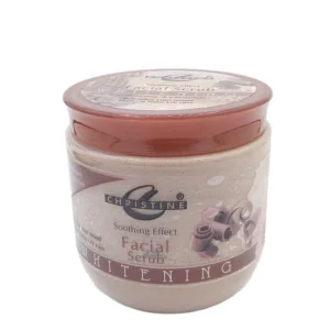 Christine Whitening Scrub Jar (Honey & Chocolate)