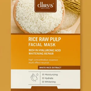 Chirs's Rice Raw Pulp Facial Mask: