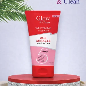 GLOW & CLEAN Age Miracle 5-in-1 Whitening Face Wash 120ML: