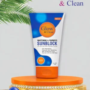 GLOW & CLEAN Whitening Sunblock SPF 60 120ML: