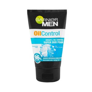GARNIER MEN BRIGHT+OIL CONTROL SUPER DUO FOAM 100ML