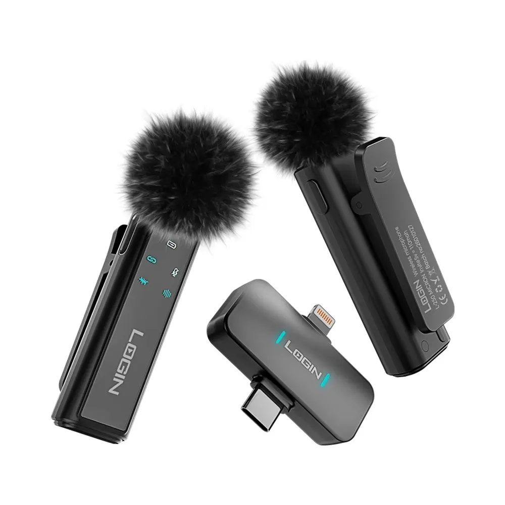 Login-250 Micron | Wireless Vlogging Mic: