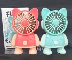Cat Flash Mini Electric Fan For Kids: