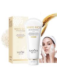 SADOER White Rice + 15% Niacinamide Dense Foam Cleanser 100ML: