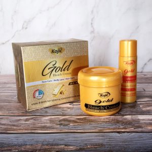 Kojic 24k Gold Bleach Cream | with Accelerator powder | Salon size 300ml