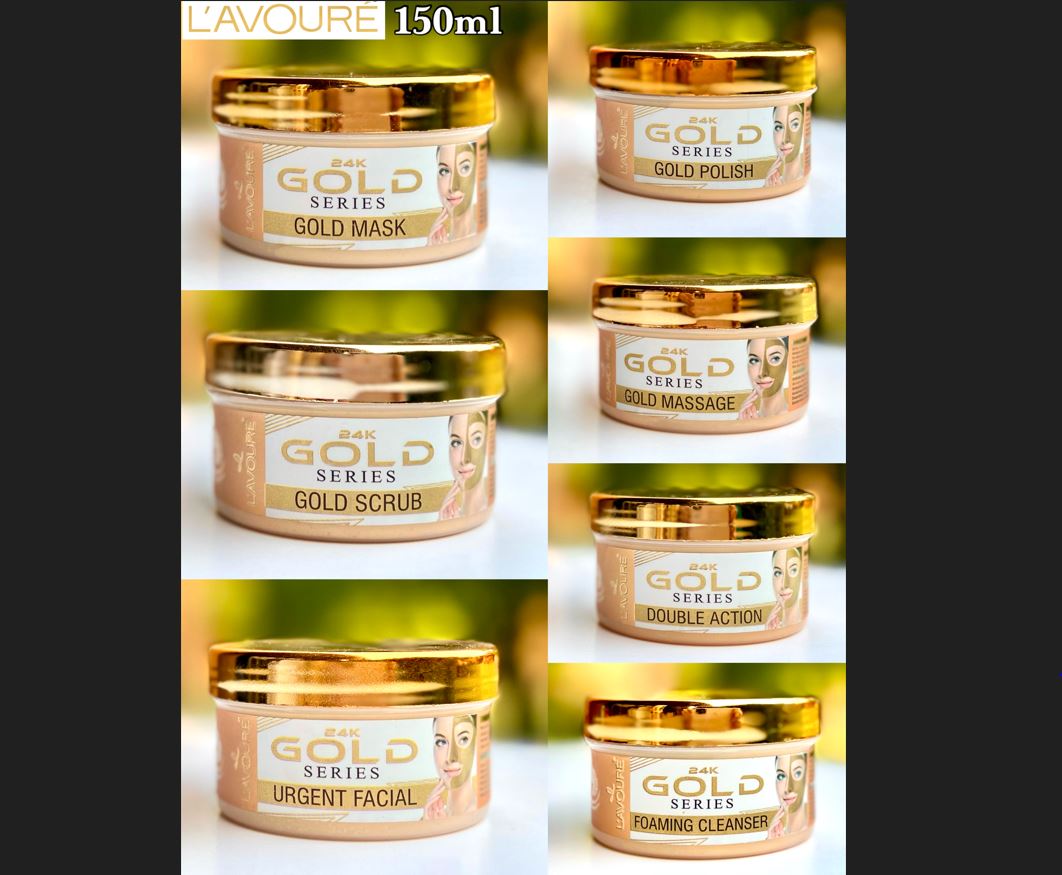 L’avoure 24K Gold Series Facial | 150ml | 7 Pieces
