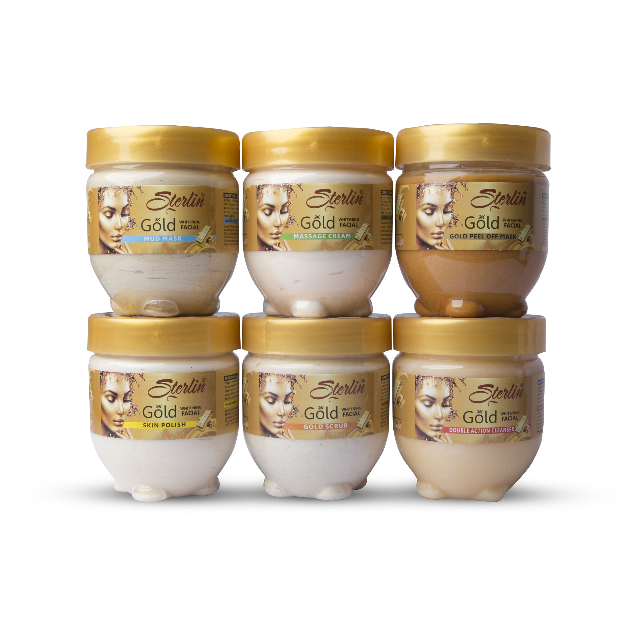 Sterlin 24k Gold Facial Kit 300ML: