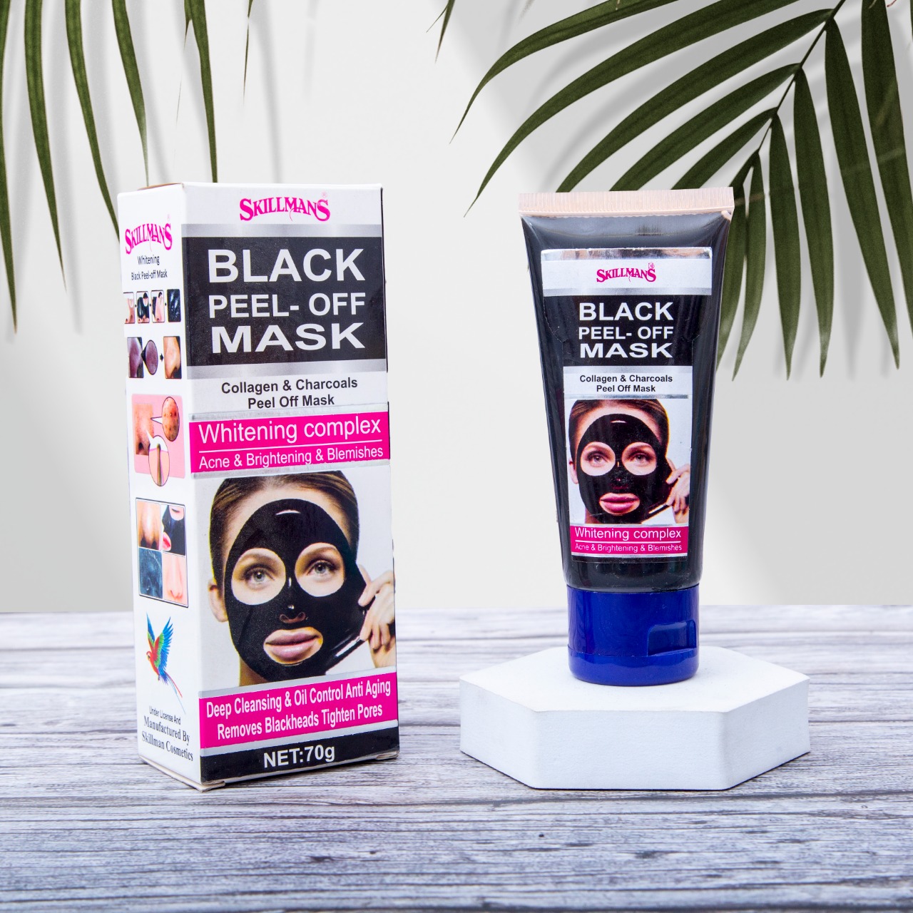Skillmans Black Peel-off Mask 75ML Tube: