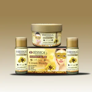 JESSICA Gold Bleach Pack Large Parlor Pack 500g: