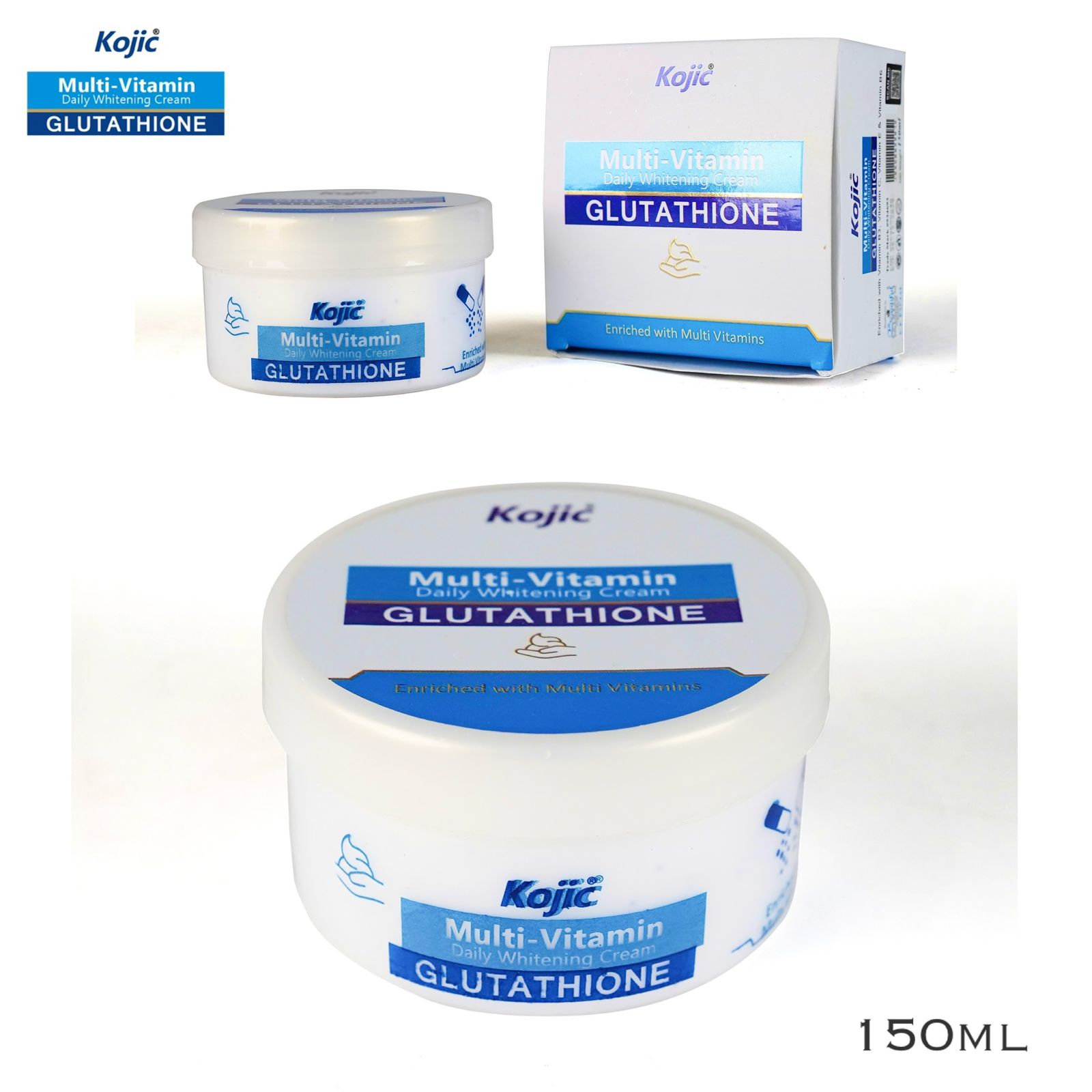 Kojic Glutathione Multivitamin Cream 150ML:
