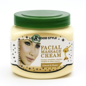 LollyWood Style Honey & Almond Facial Massage Cream (300ml)