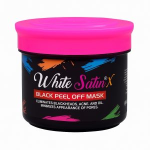 White Satin X Black Peel-Off Mask | Removes Blackheads & Whiteheads 300ML: