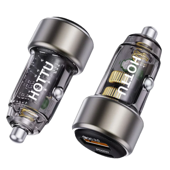 HOTTU CC25 83W Car Charger with PD 65W & QC3.0 Fast Charging - Image 3
