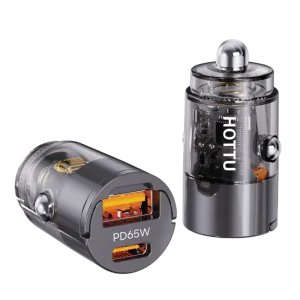 HOTTU CC26 65W PD + QC3.0 Fast Car Charger