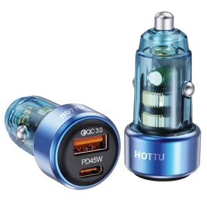 HOTTU CC25 83W Car Charger with PD 65W & QC3.0 Fast Charging