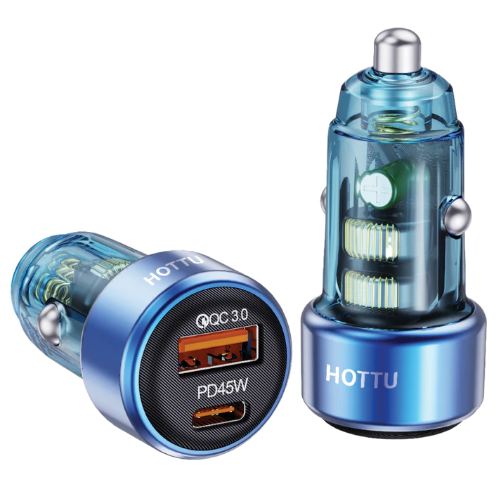 HOTTU CC25 83W Car Charger with PD 65W & QC3.0 Fast Charging