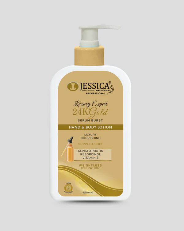 Jessica 24K Gold Lotion Serum Burst Hand & Body Lotion - 420ml