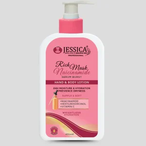 Jessica Luxury Moisturizing Rich Musk Niacinamide Lotion 420ML:
