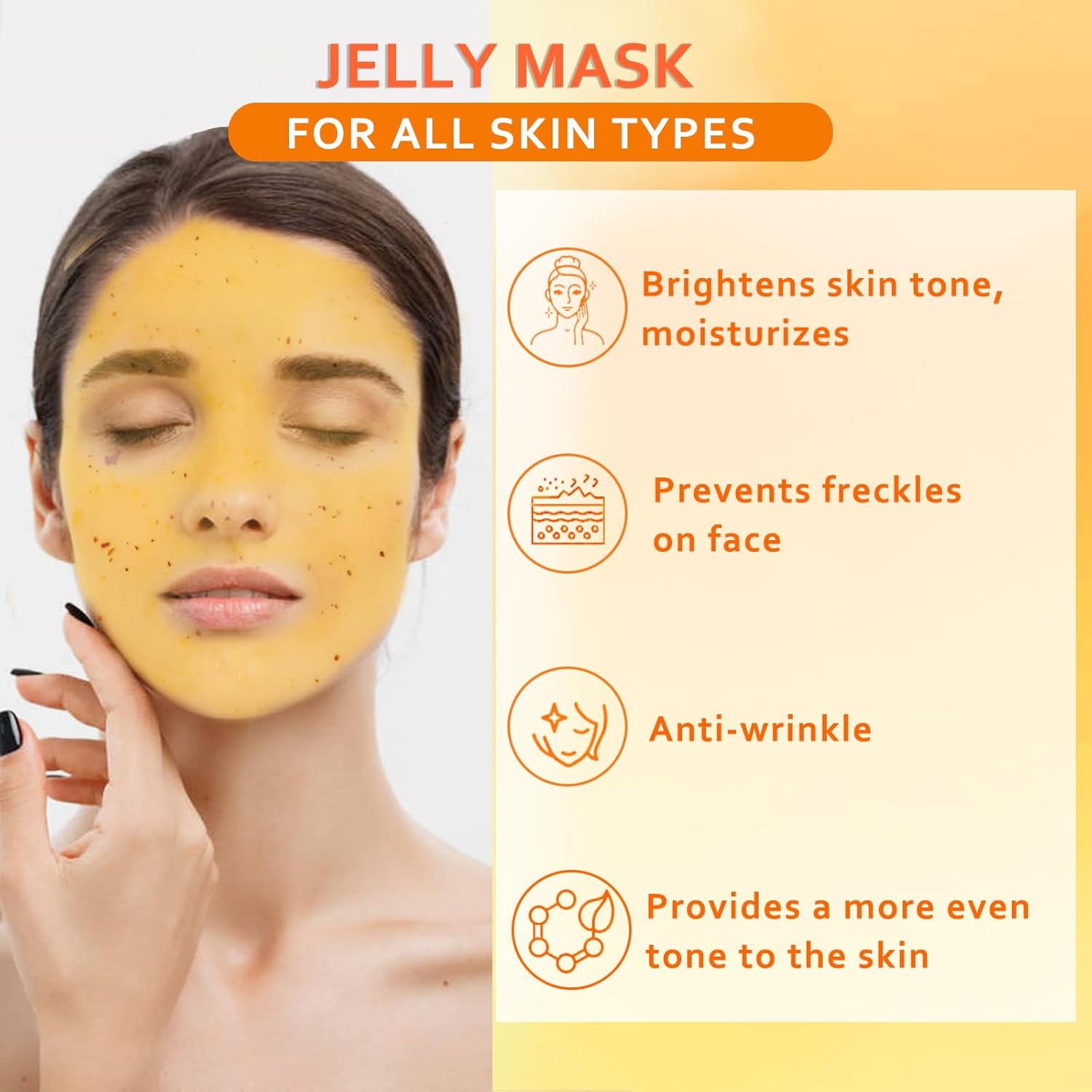 Vitamin C Brighten & Remove Freckle Jelly Mask 650gm: - Image 6