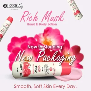 Jessica Luxury Moisturizing Rich Musk Niacinamide Lotion 150ML: