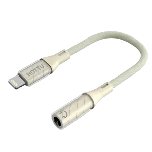HOTTU AU02 Lightning to AUX 3.5MM Cable – Audio Adapter for iPhone & AUX Devices