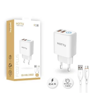 HOTTU FC02 Charger(Charging Adapter With Micro Cable):