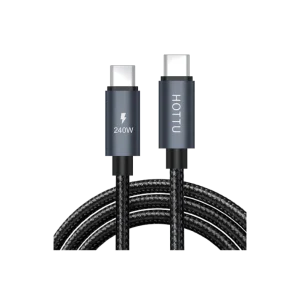 HOTTU CTC24 240W C to C Data Cable (2 Meter) | PD 3.1 Fast Charging Braided Wire